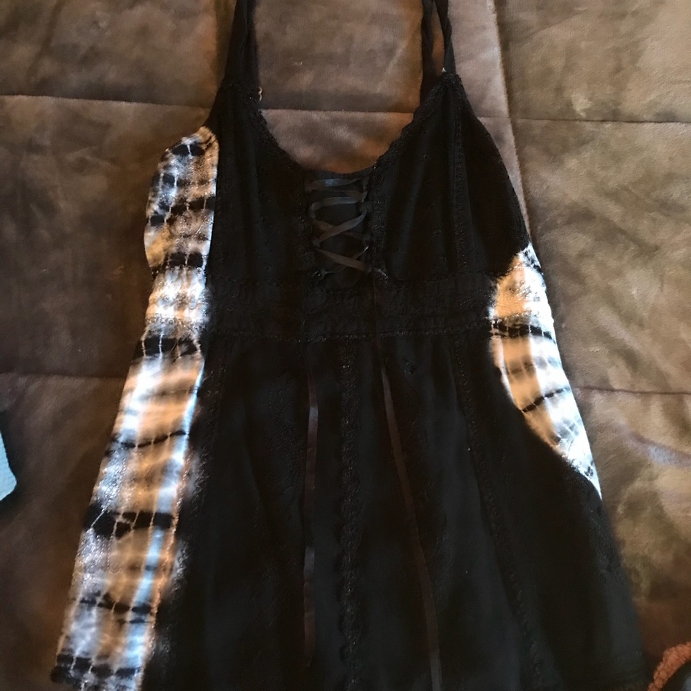 Hippy tie dye tank top